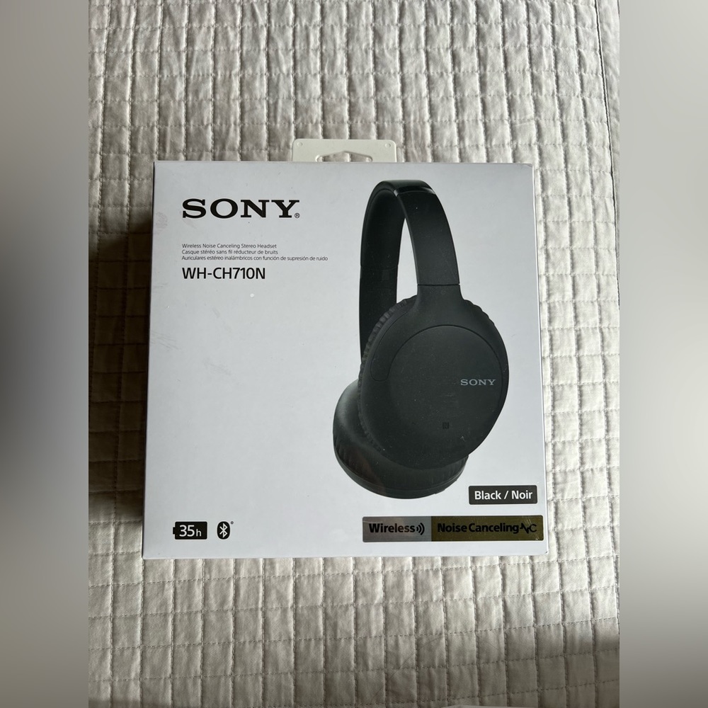 🆕 Sony Headphones Wireless Bluetooth Over the Ear Headset noise cancelling